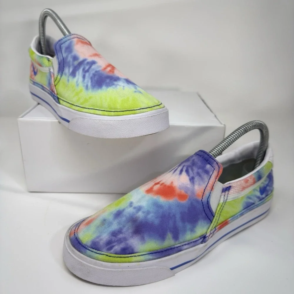 Nike Womens Court Legacy Size 7 Slip On Sneakers Tie dye Shoes CZ1752-900‎